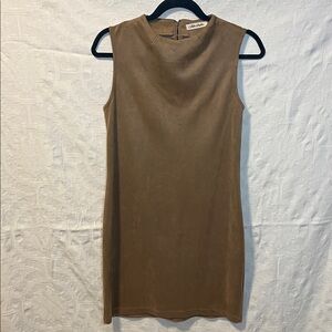 Chloe & Katie Faux Suede Mini Dress, Size M